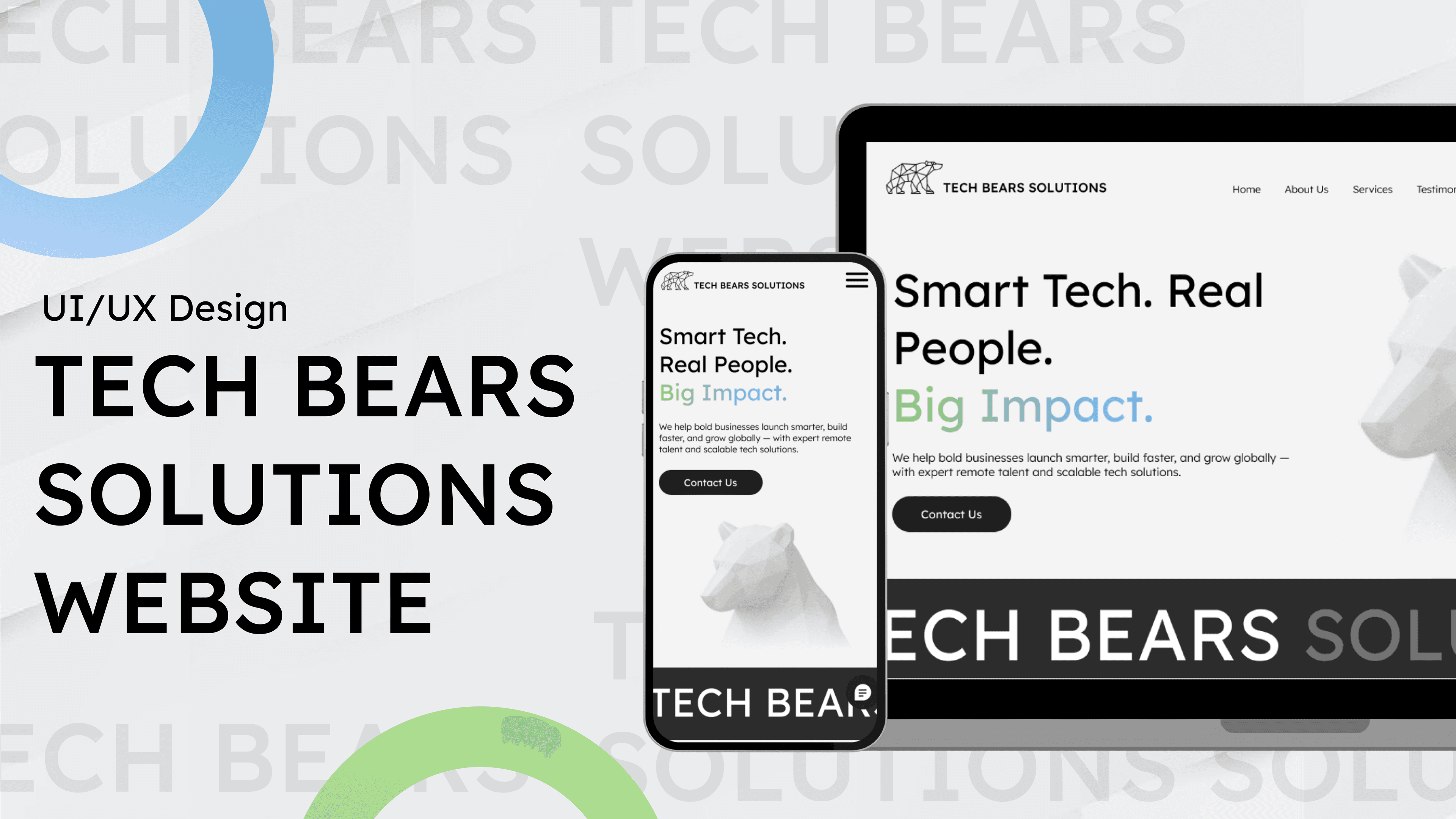Tech Bears Solutions Website