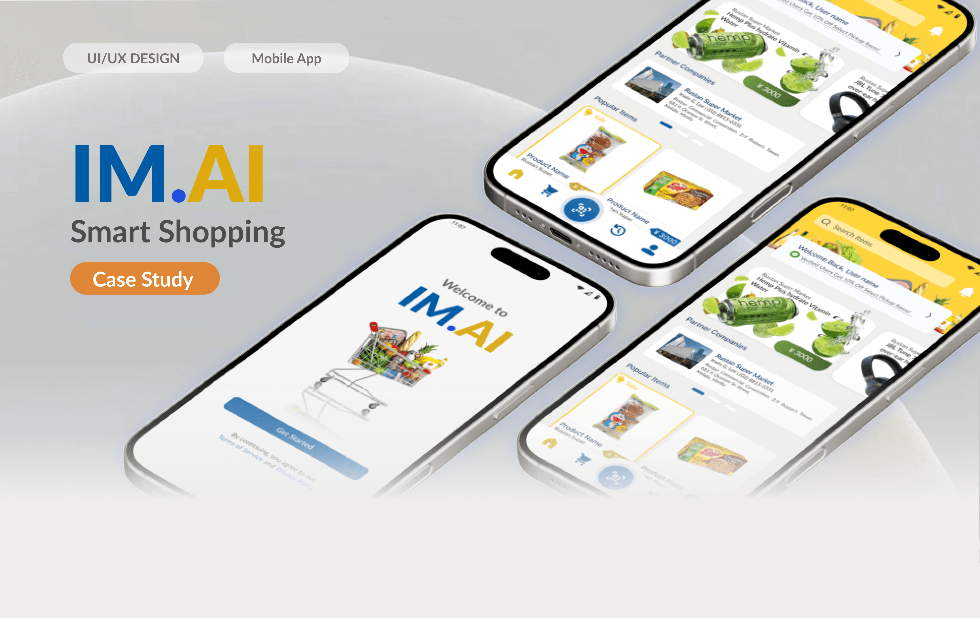 IM.AI Smart Shopping Cart App